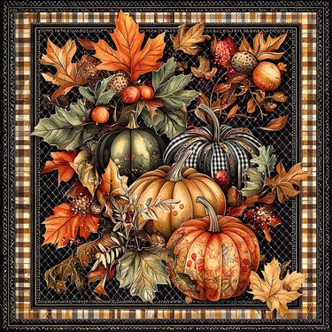 Fall Pumpkins Sign, DCO-102074, Sign For Wreath, 10x10in Metal Sign